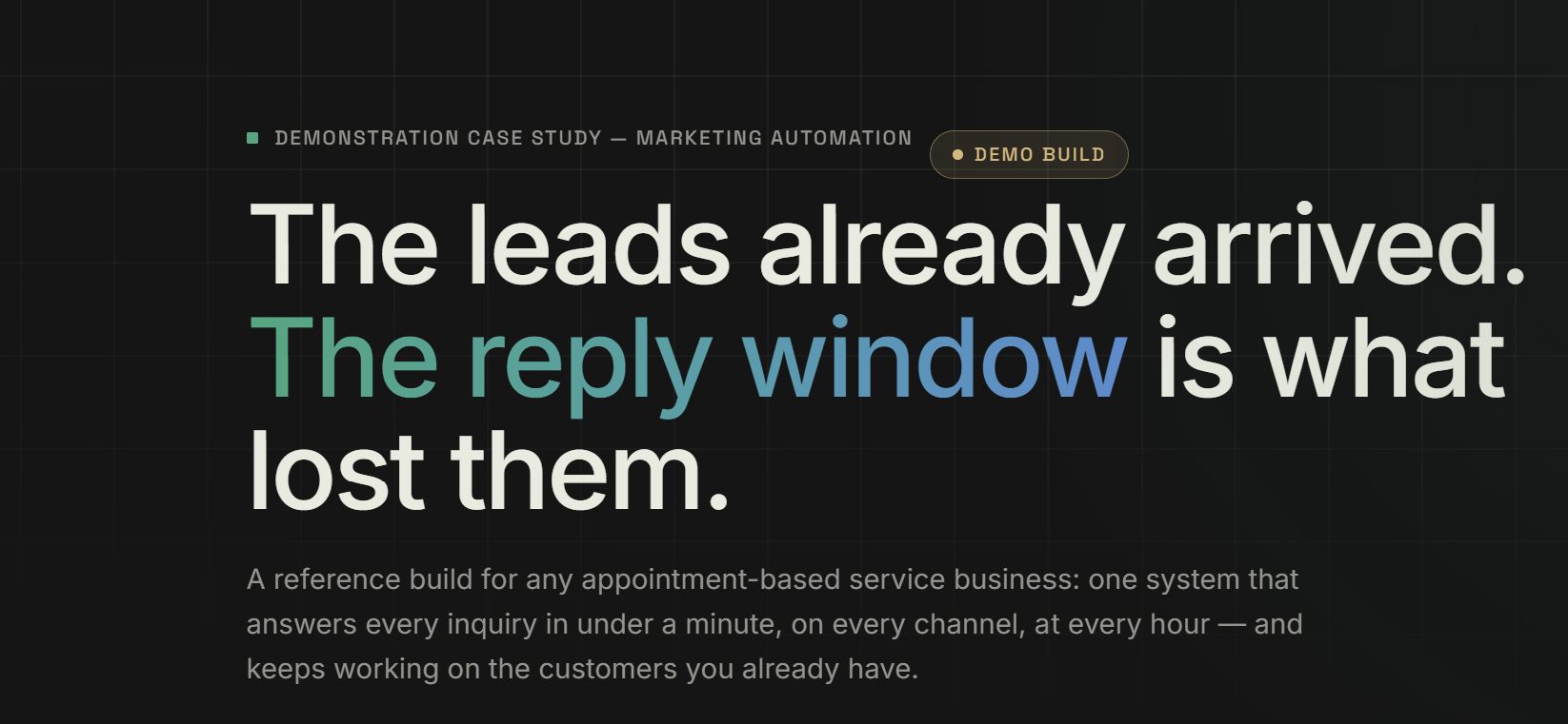 The Response Window System (Demo Build)